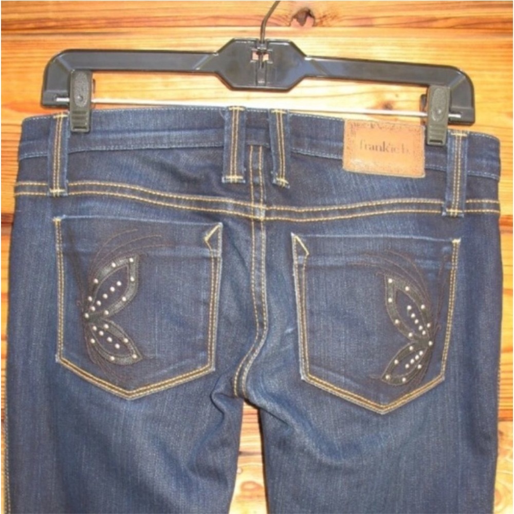 Frankie B Butterfly Skinny Stretch Jeans